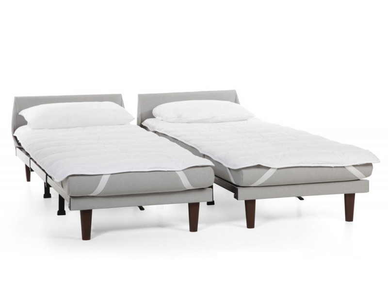 SURMATELAS adapté aux couchages en 70 et 80 cm des fauteuils lits et canapés lits Likoolis