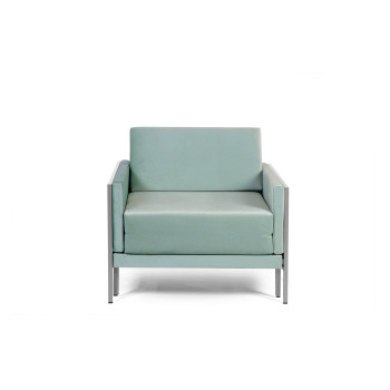 Fauteuil Lit Français Carré 80 x 80 en Tissus accoudoirs fixes